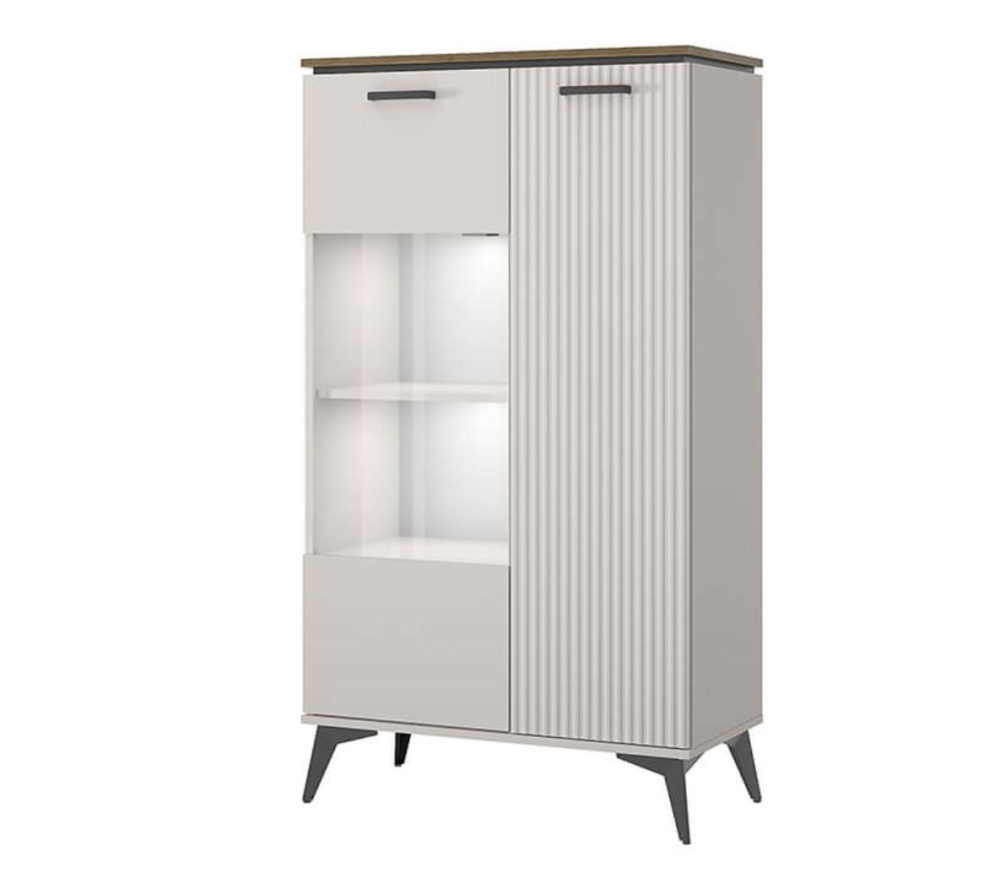 Шкаф с витриной 1V1D P VINATI