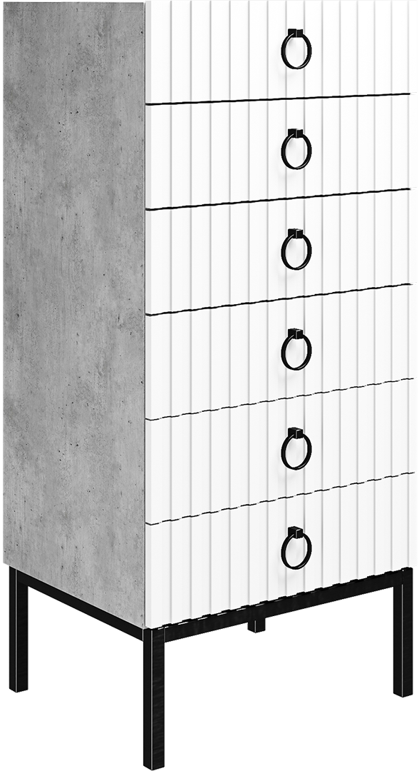 Комод Бержер 6 ящиков