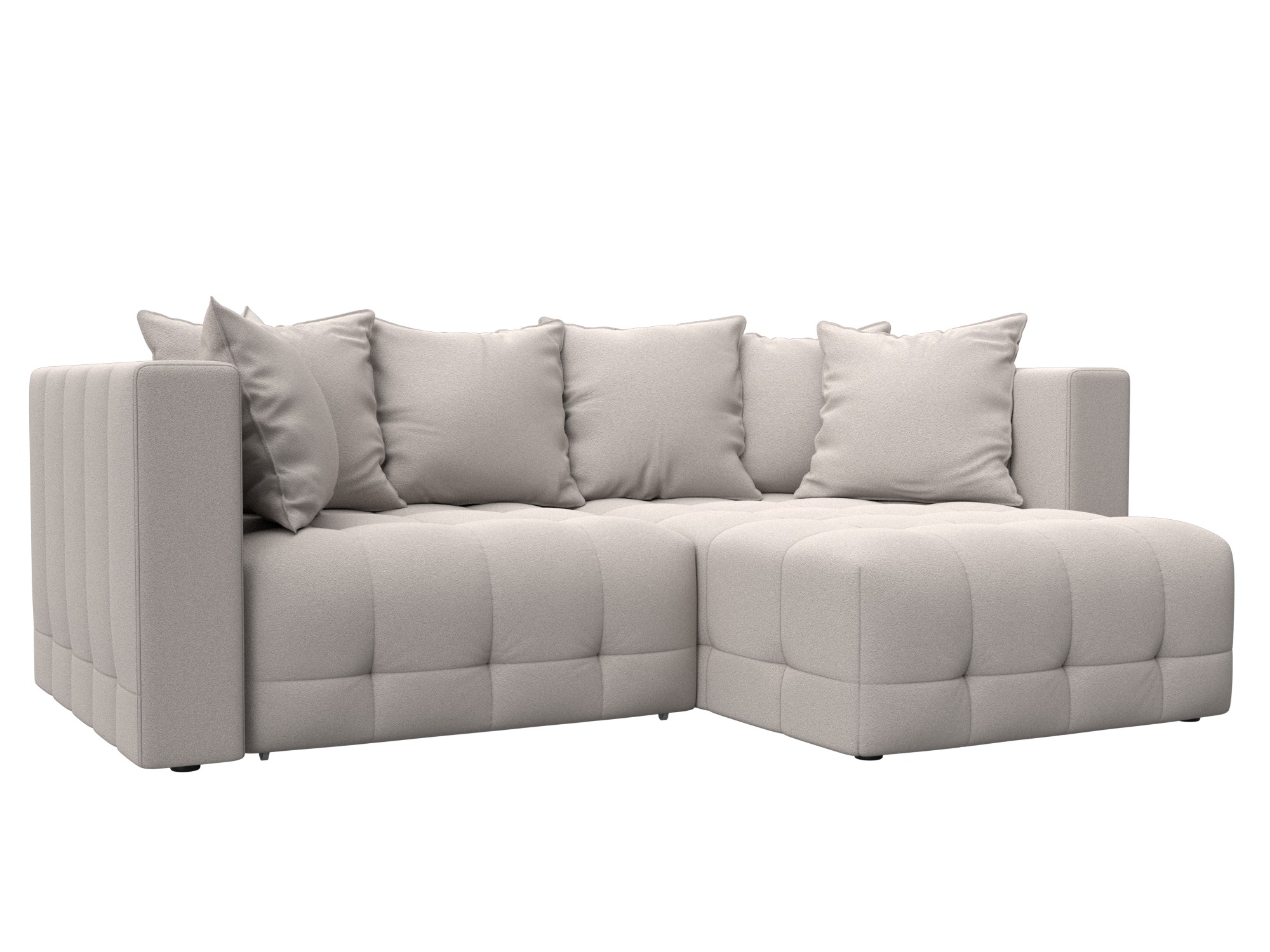 Диван угловой Лига-052 НПБ угол универсальный Замша