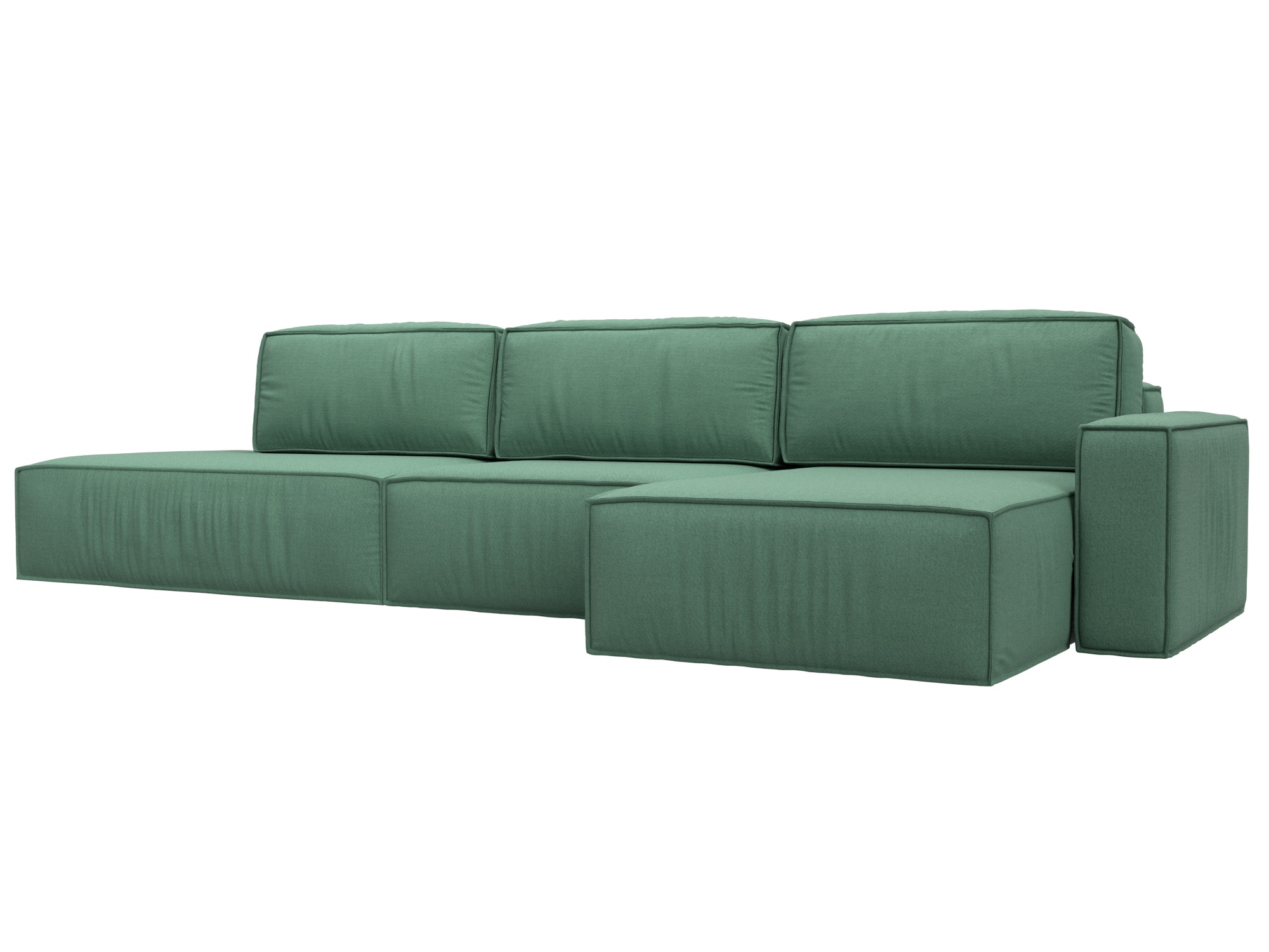 Диван угловой Прага модерн лонг правый угол Рогожка