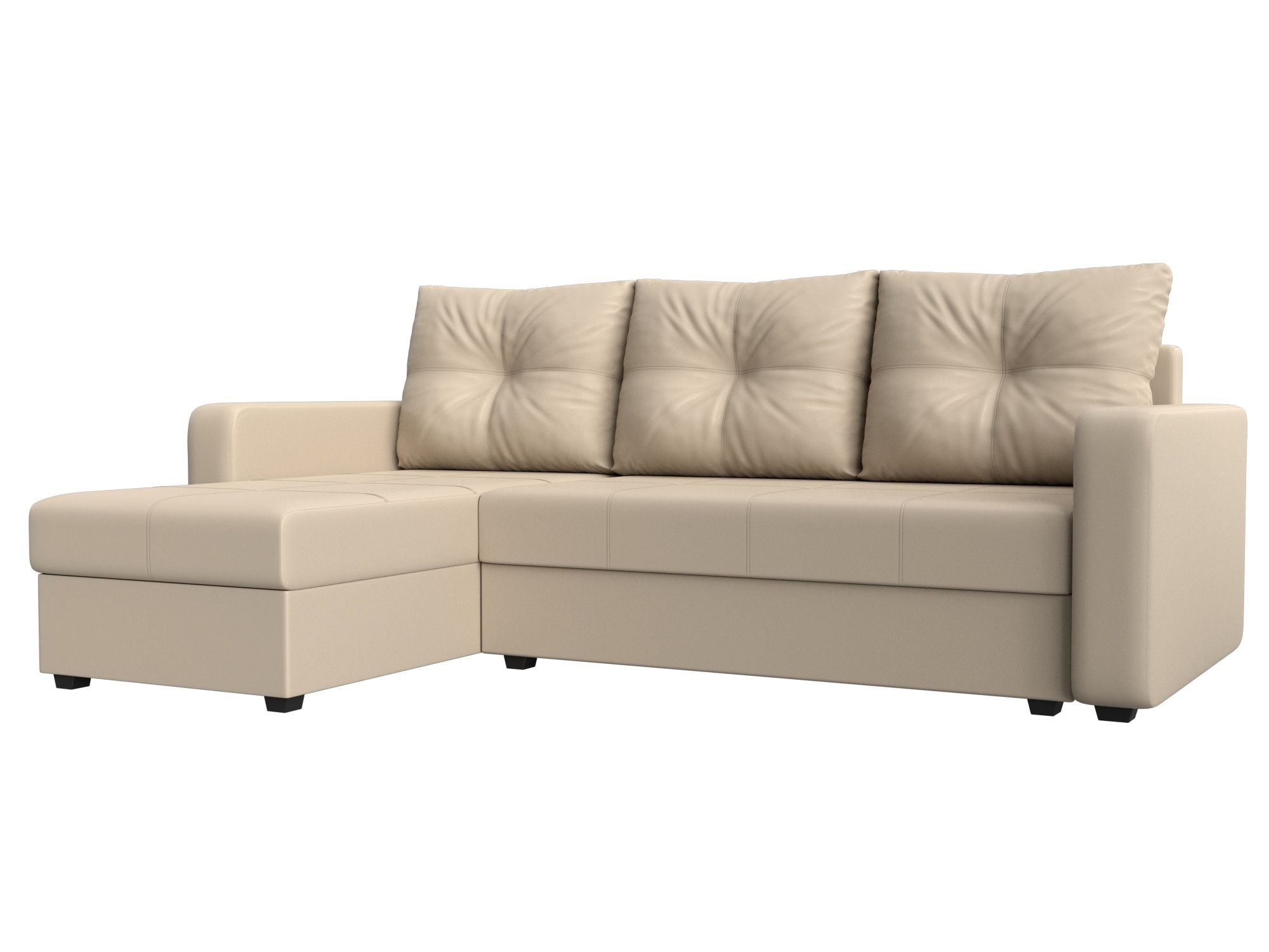 Диван угловой Ливерпуль Лайт левый угол Экокожа