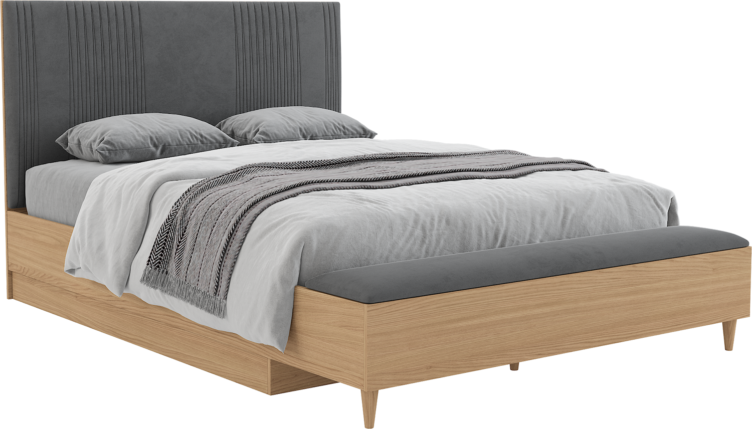 Кровать Калипсо 1800 с банкеткой