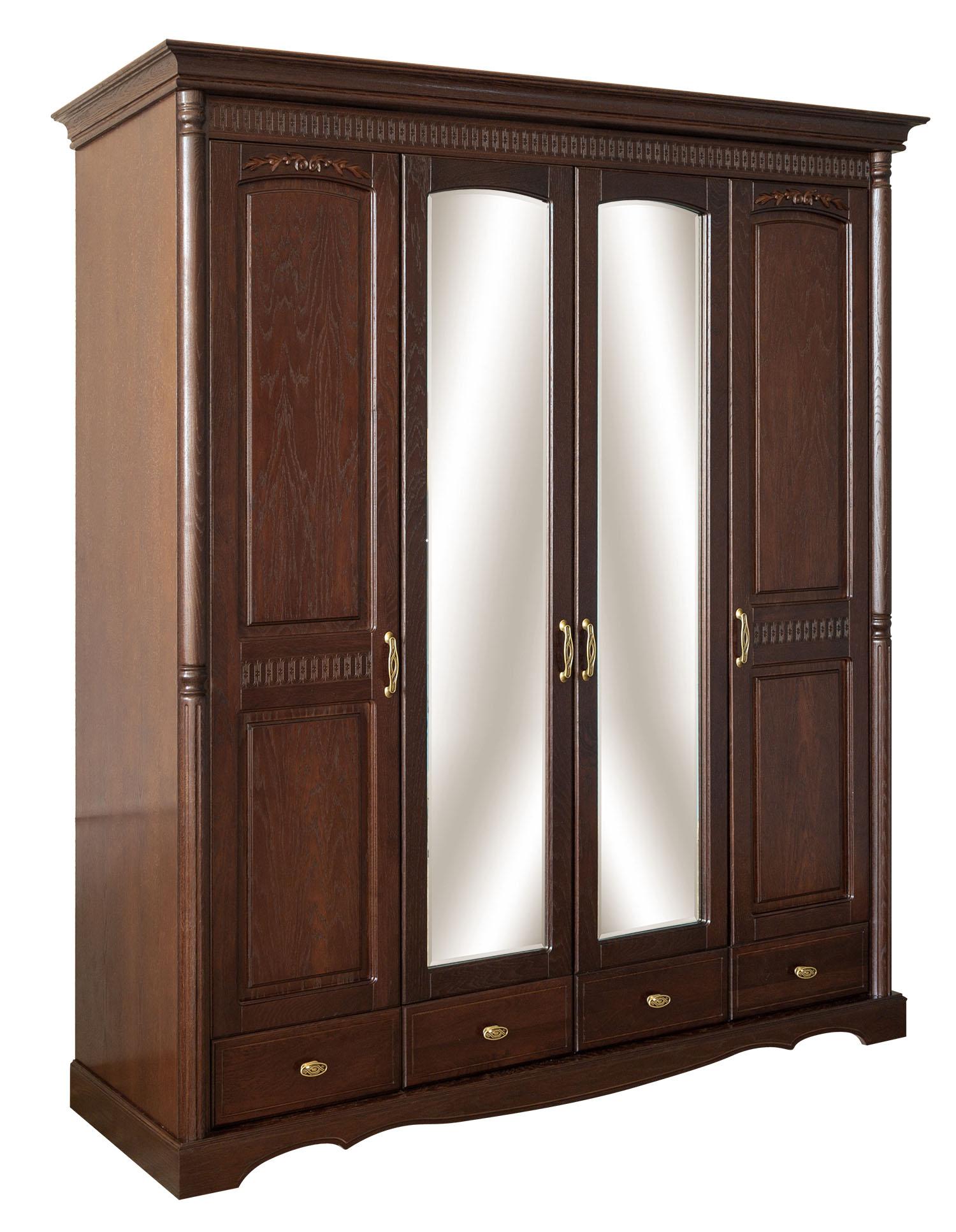 Шкаф для одежды 4д Паола БМ2.671.1.65-01(2581-01)