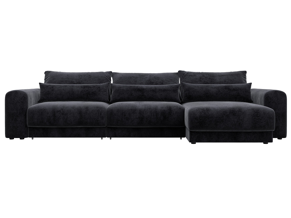 Диван угловой Лига-056 НПБ Лонг угол универсальный Велюр