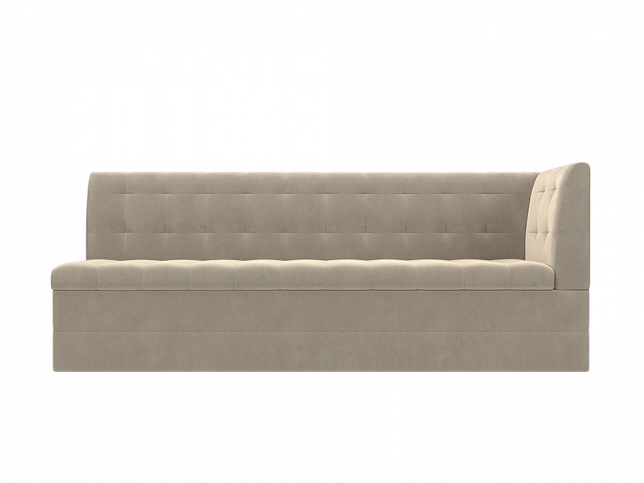 Диван кухонный Бриз с углом справа Микровельвет