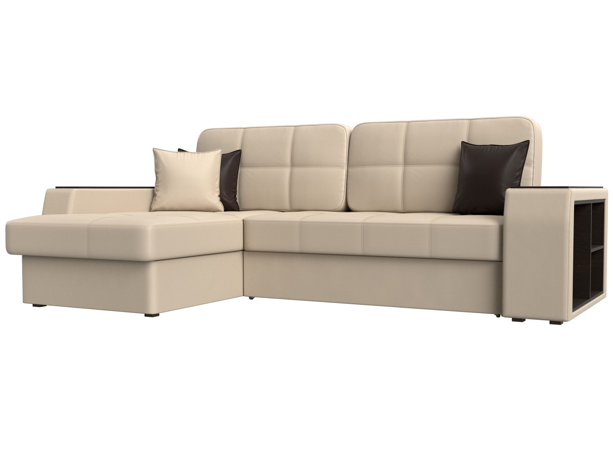 Диван угловой Брюссель левый угол Экокожа