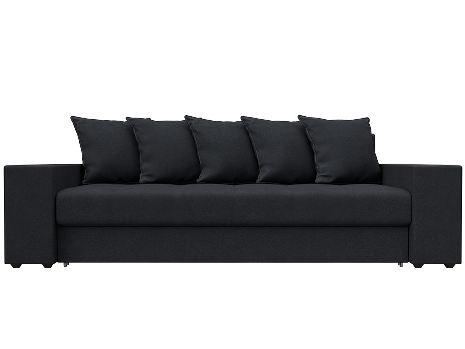 Диван прямой Дубай полки справа Замша