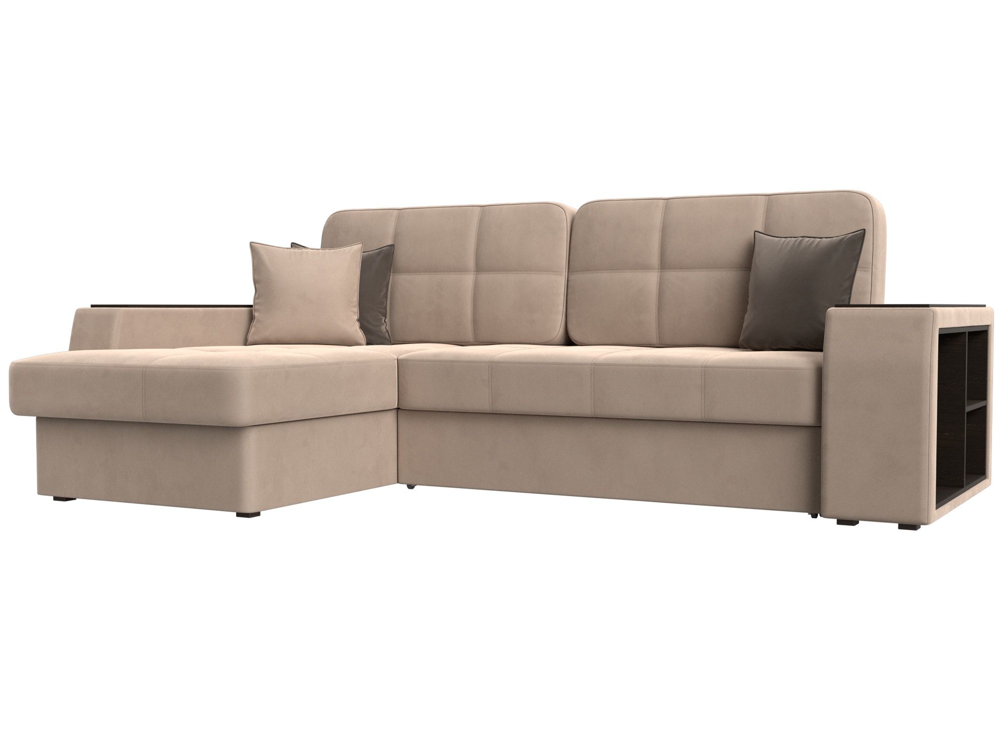 Диван угловой Брюссель левый угол Велюр