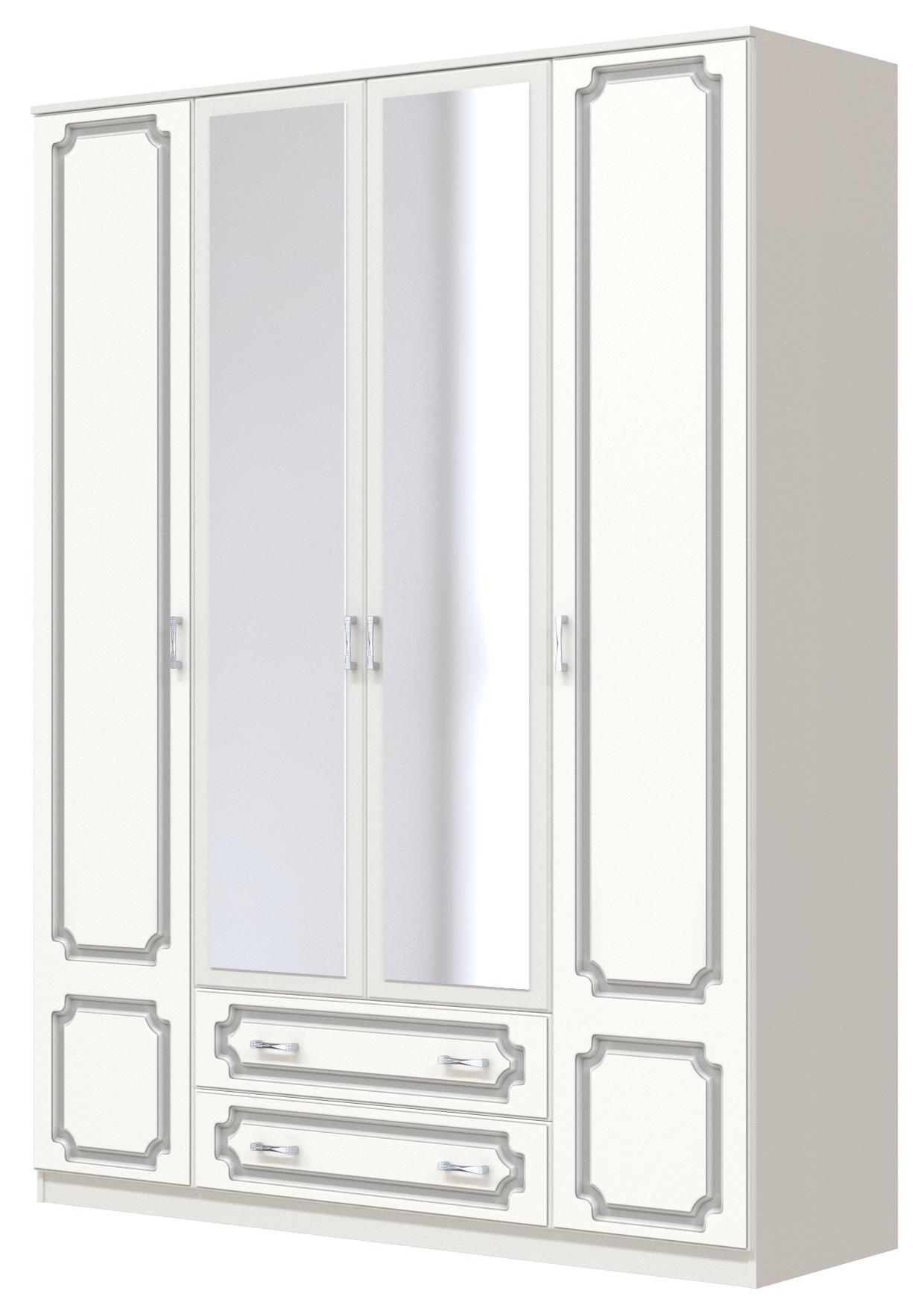 Шкаф распашной Лак ШР-4 с зеркалом