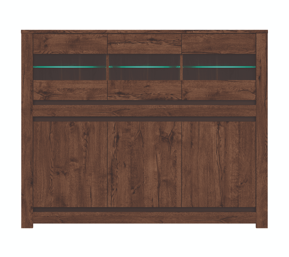 Тумба с подсветкой KADA S404-KOM3W3D