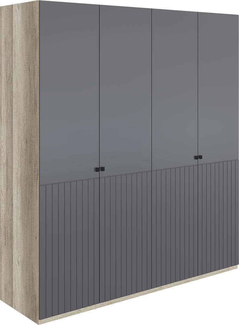 Шкаф Доминго 4 двери глухие