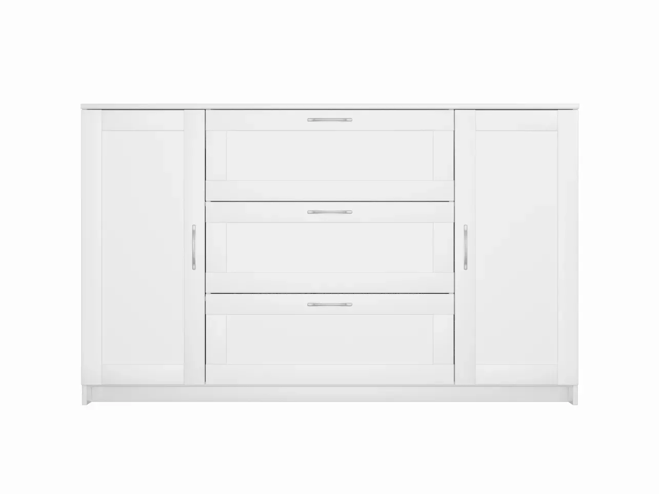 Тумба СИРИУС двухдверная с тремя ящиками