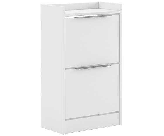 Обувница ОБ-2 450 (Белый глянец)