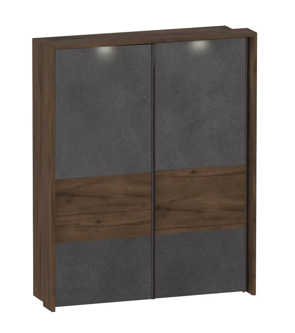 Шкаф с раздвижными дверями с обрамлением Глазго