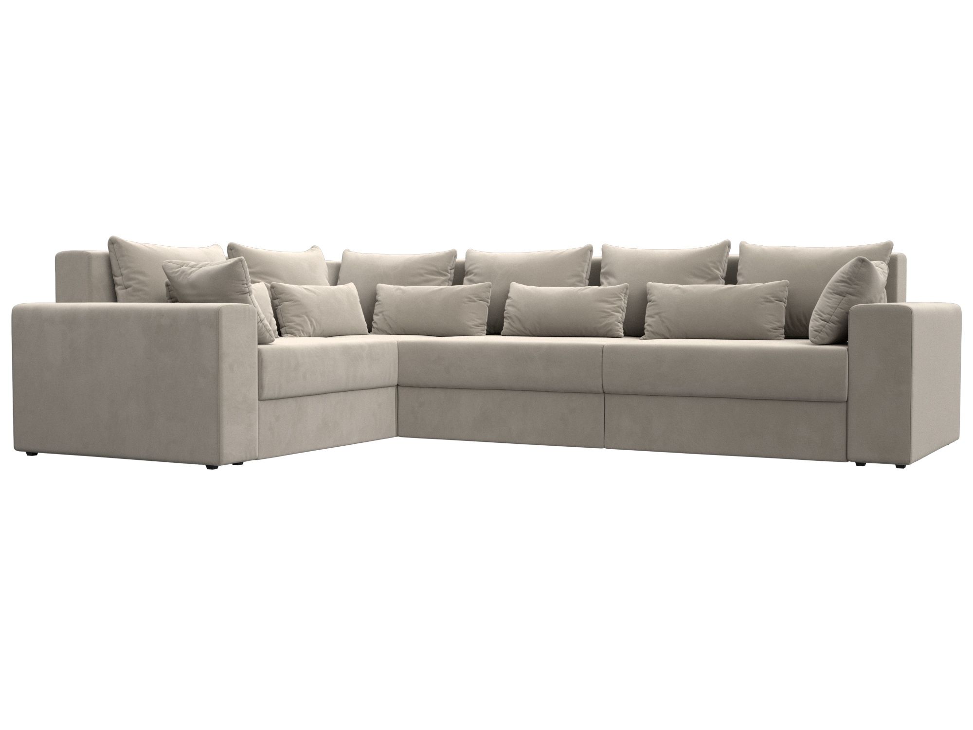 Диван угловой Майами Long левый угол Микровельвет