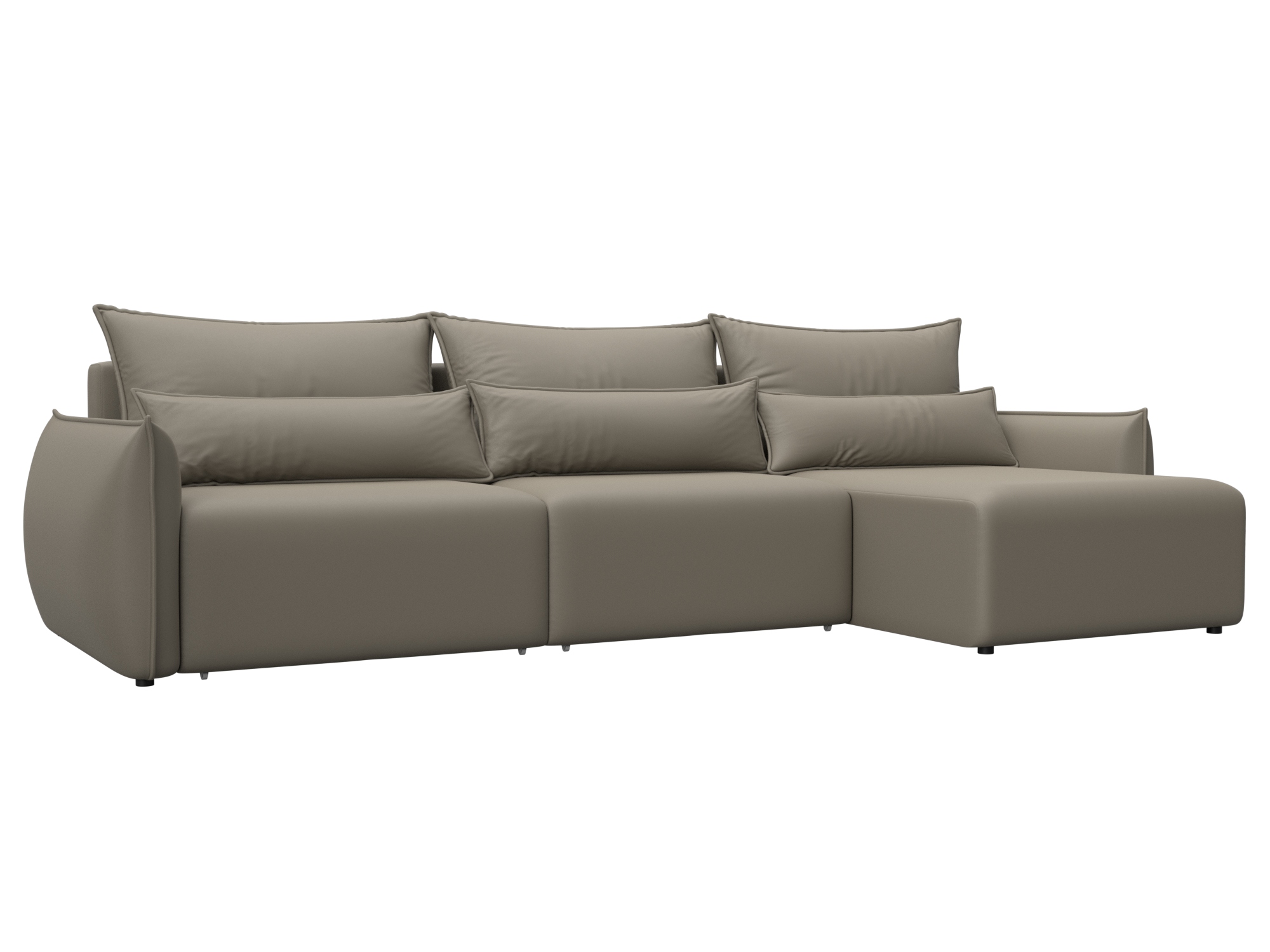 Диван угловой Лига-051 НПБ Лонг угол универсальный Экокожа