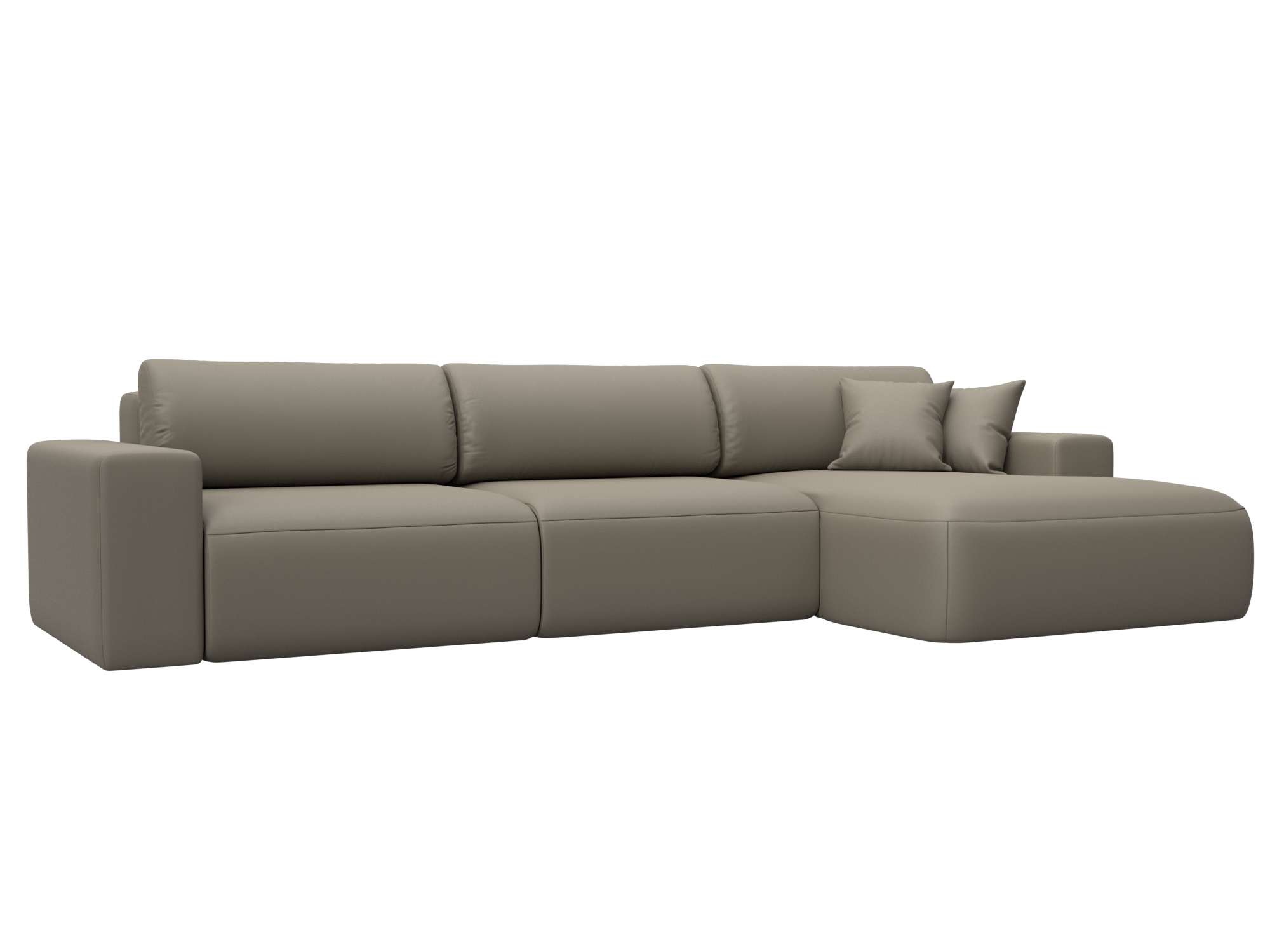 Диван угловой Лига-036 НПБ Классик Лонг правый угол Экокожа