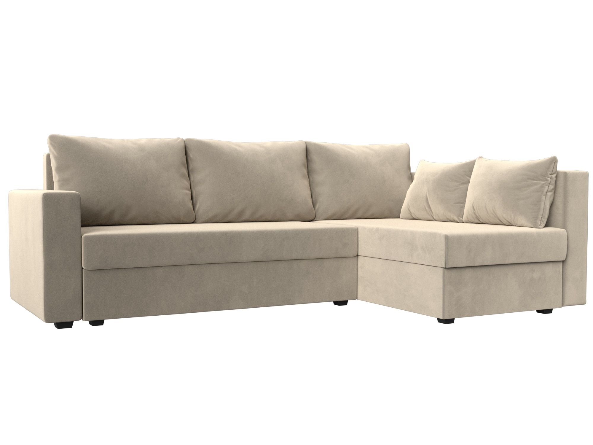 Диван угловой Мансберг правый угол Микровельвет