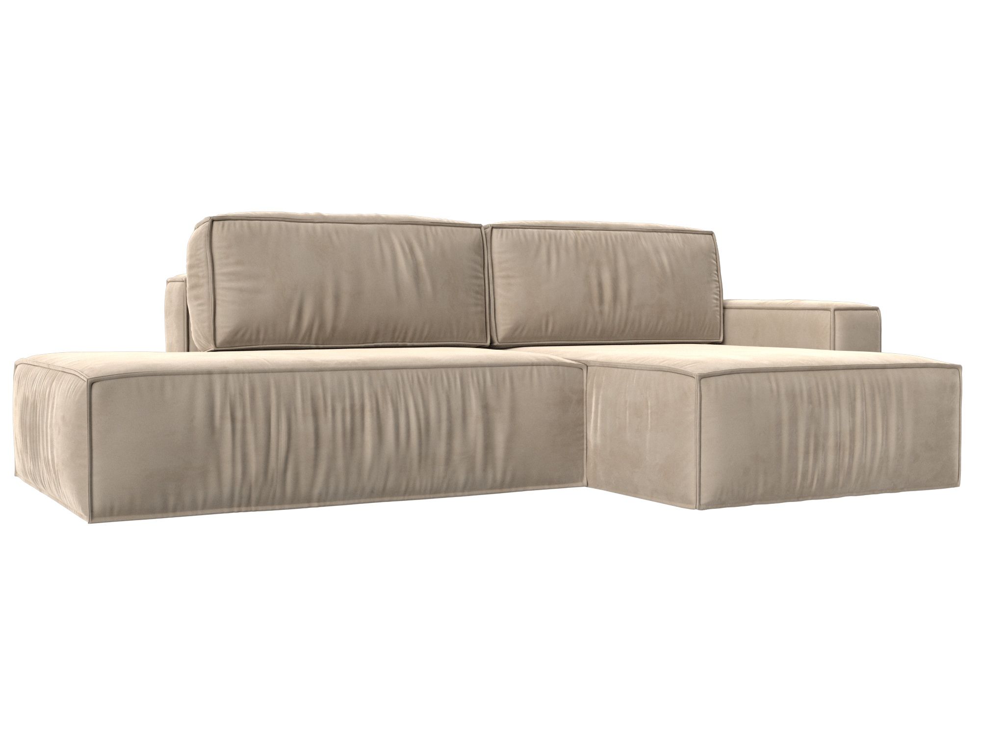 Диван угловой Прага модерн правый угол Велюр