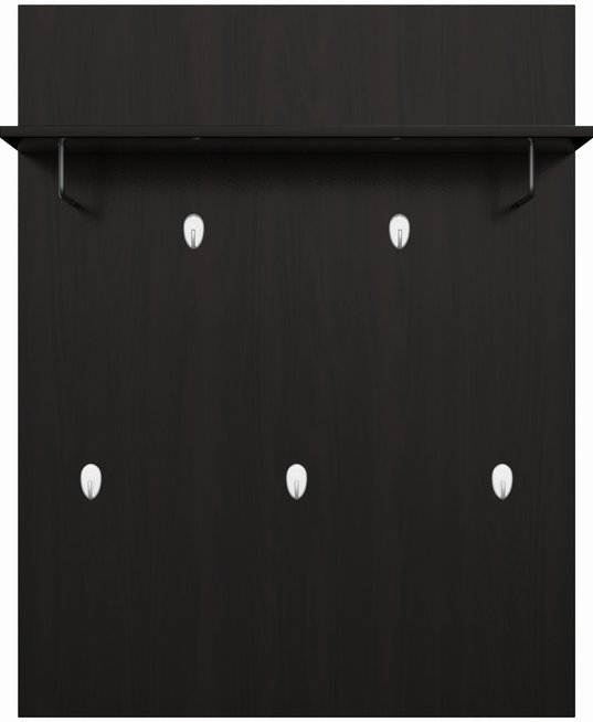 Вешалка СИРИУС настенная с полкой, цвет Дуб Венге