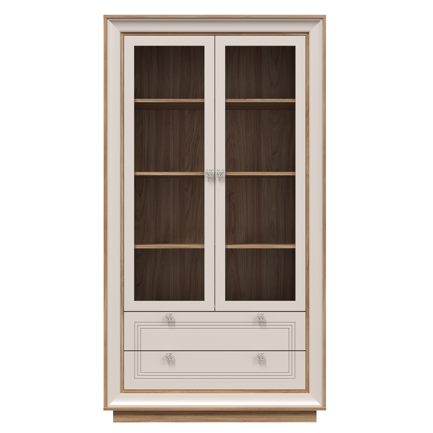 Шкаф-витрина 2-х дверная Прато