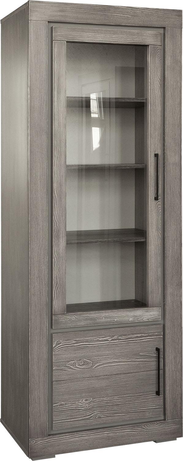 Шкаф с витриной Байс БМ2.791.0.05-01(2619-01Бр)