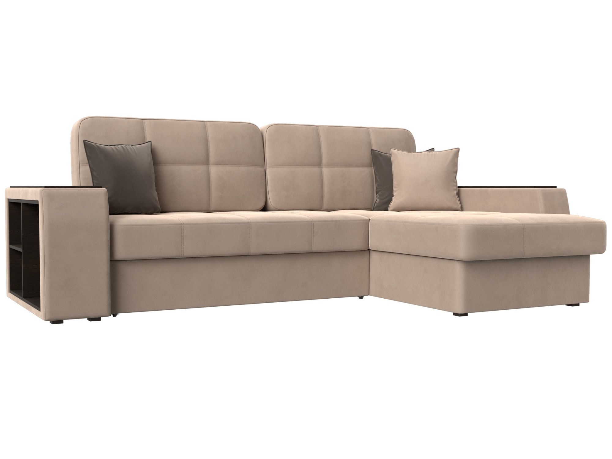 Диван угловой Брюссель правый угол Велюр