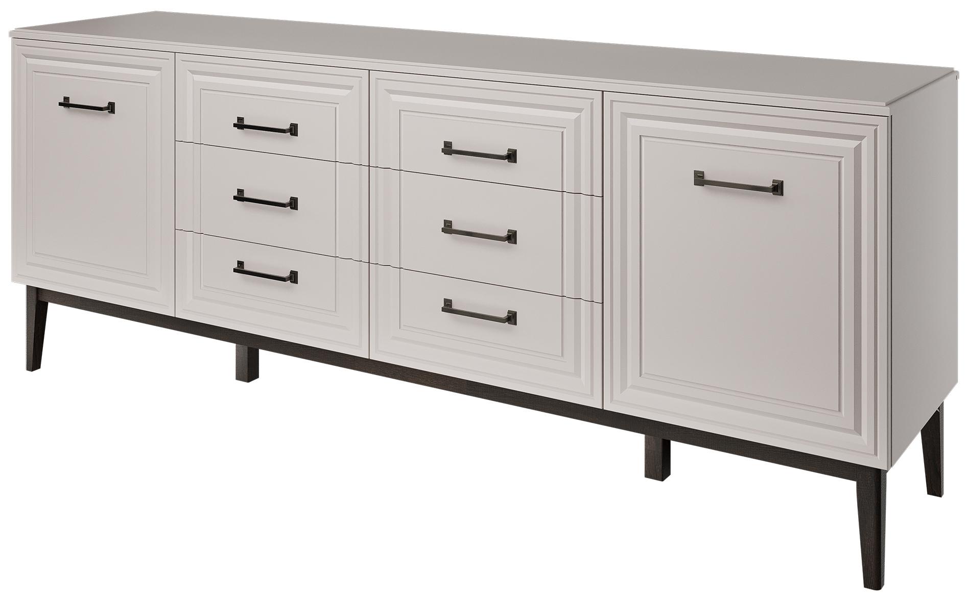 Комод Гориция 6 ящиков 2 двери