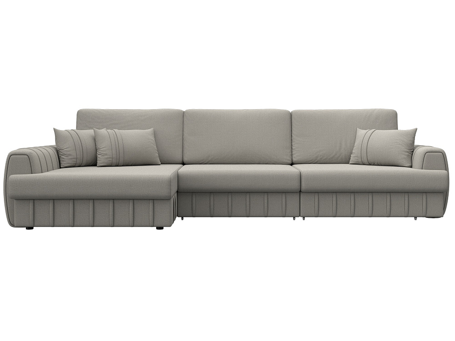 Диван угловой Лига-057 НПБ Лонг угол левый Рогожка