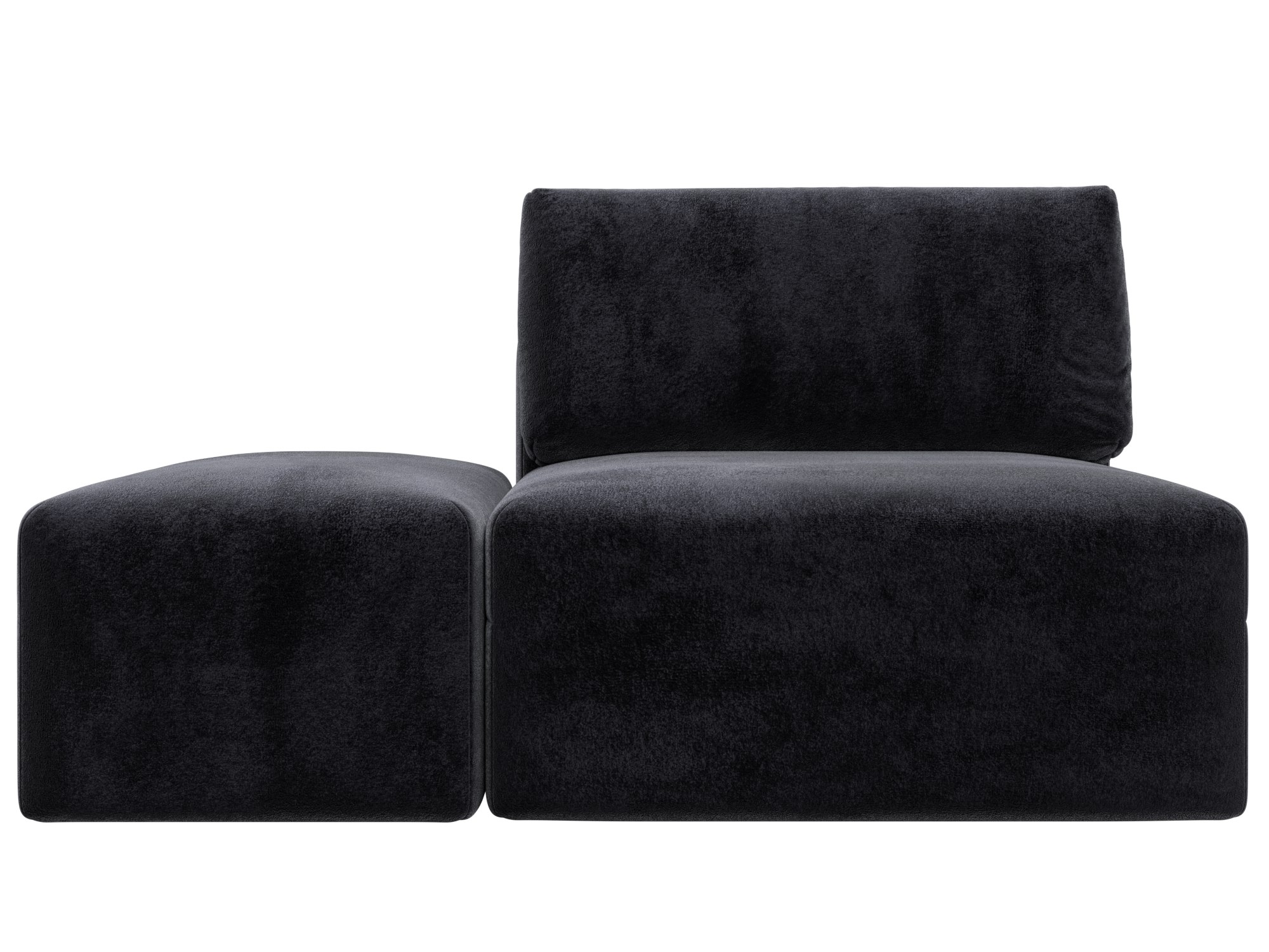 Модули диван и пуф Лига-060 НПБ Велюр