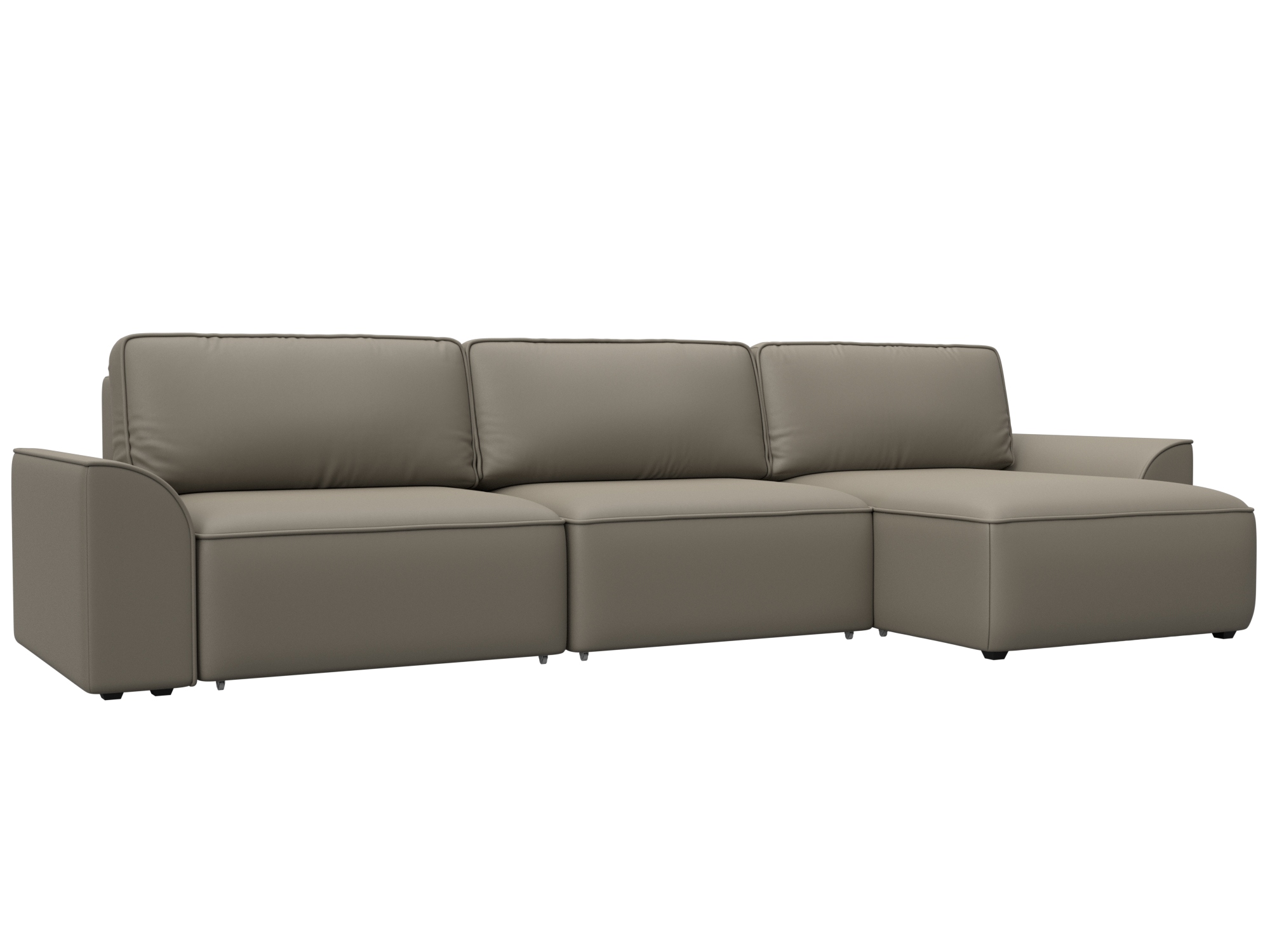 Диван угловой Лига-048 НПБ лонг Экокожа