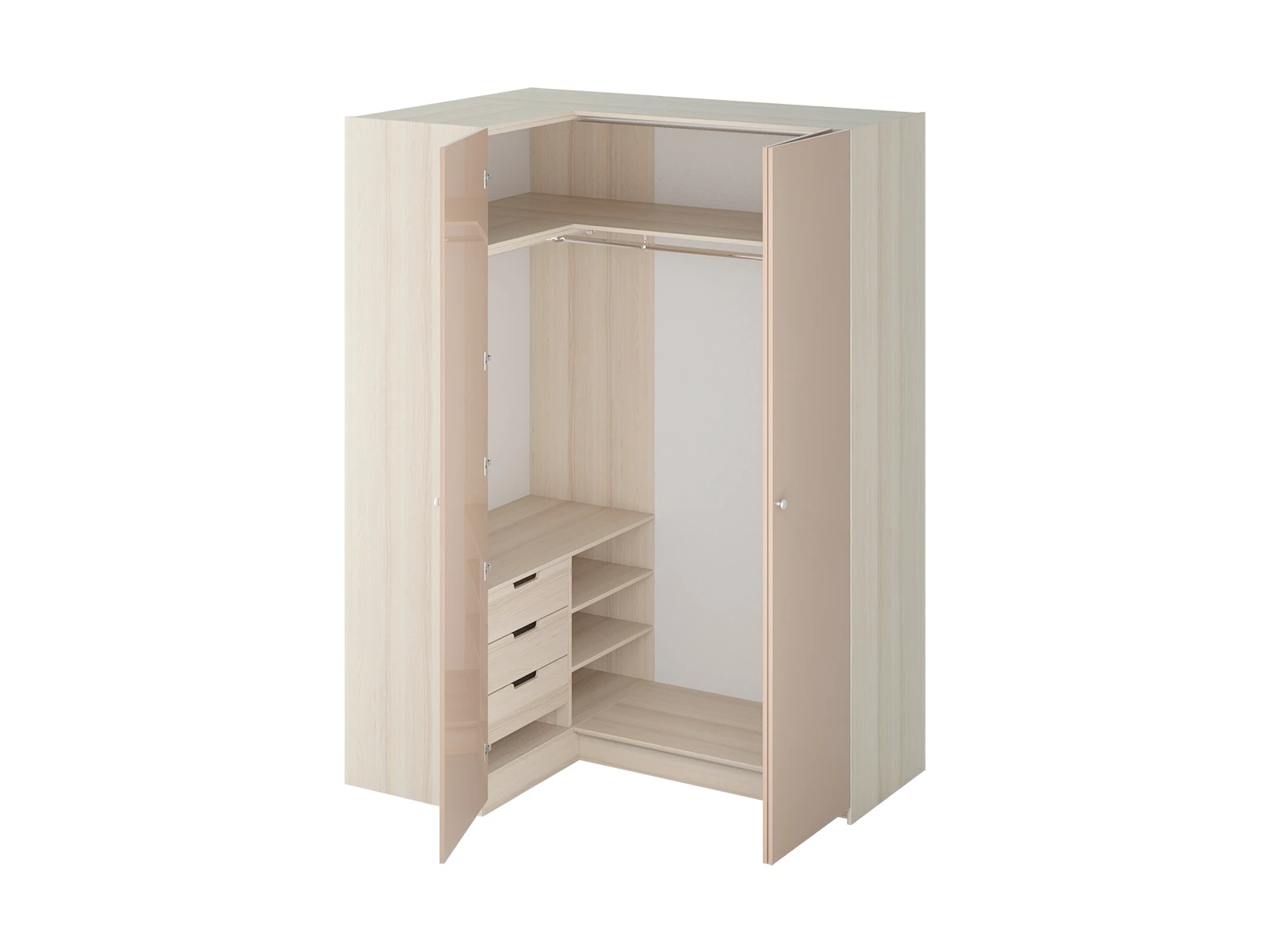 Шкаф Uno угловой / левый