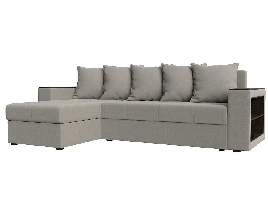 Диван угловой Дубай Лайт левый угол Рогожка