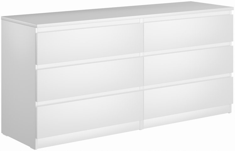 Комод МАЛЬТА длинный с шестью ящиками
