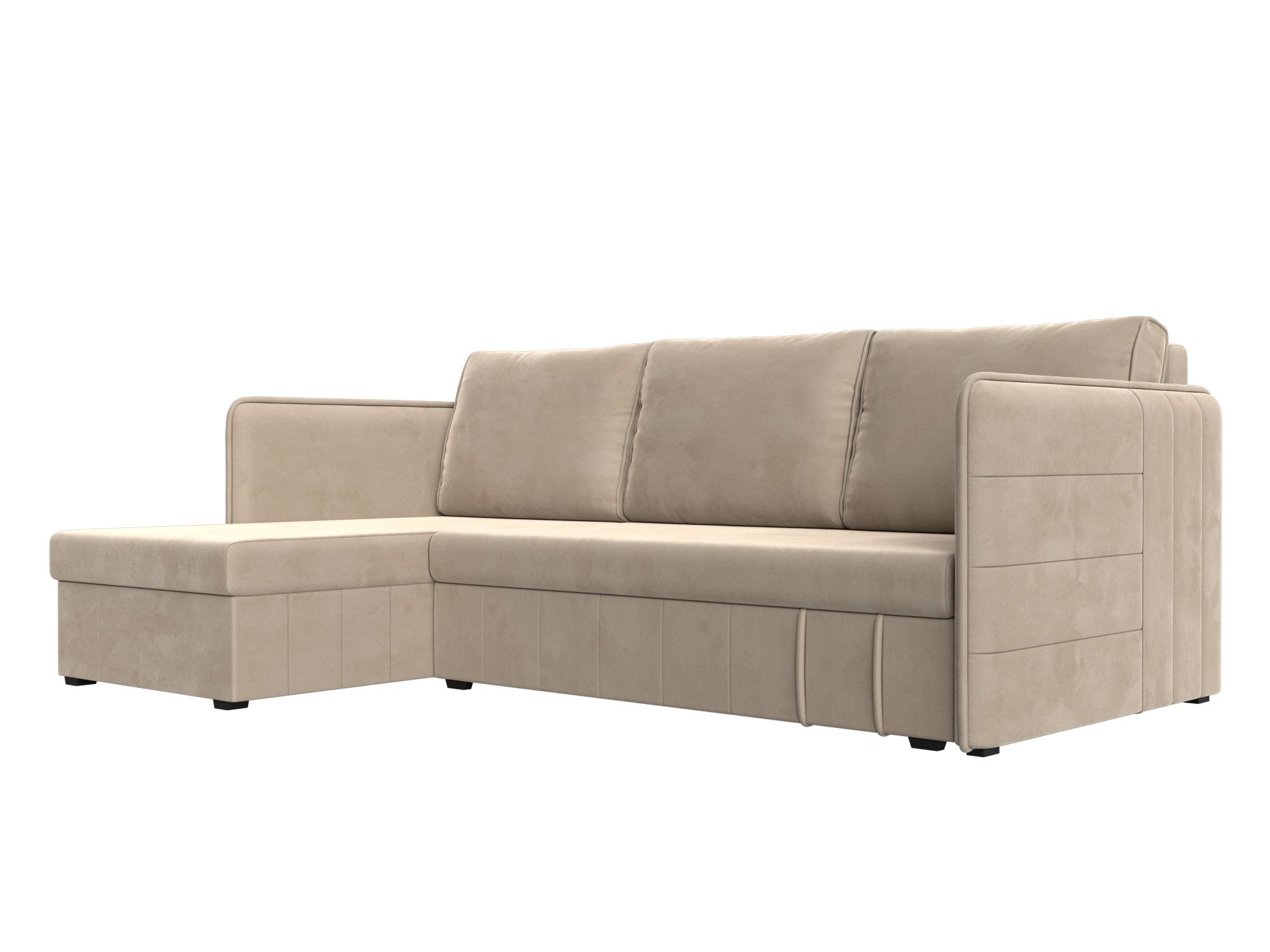 Диван угловой Слим левый угол Велюр