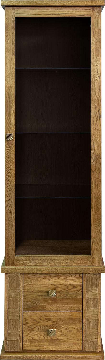 Шкаф с витриной Тунис П6.343.0.21 (П343.21-1Ш)