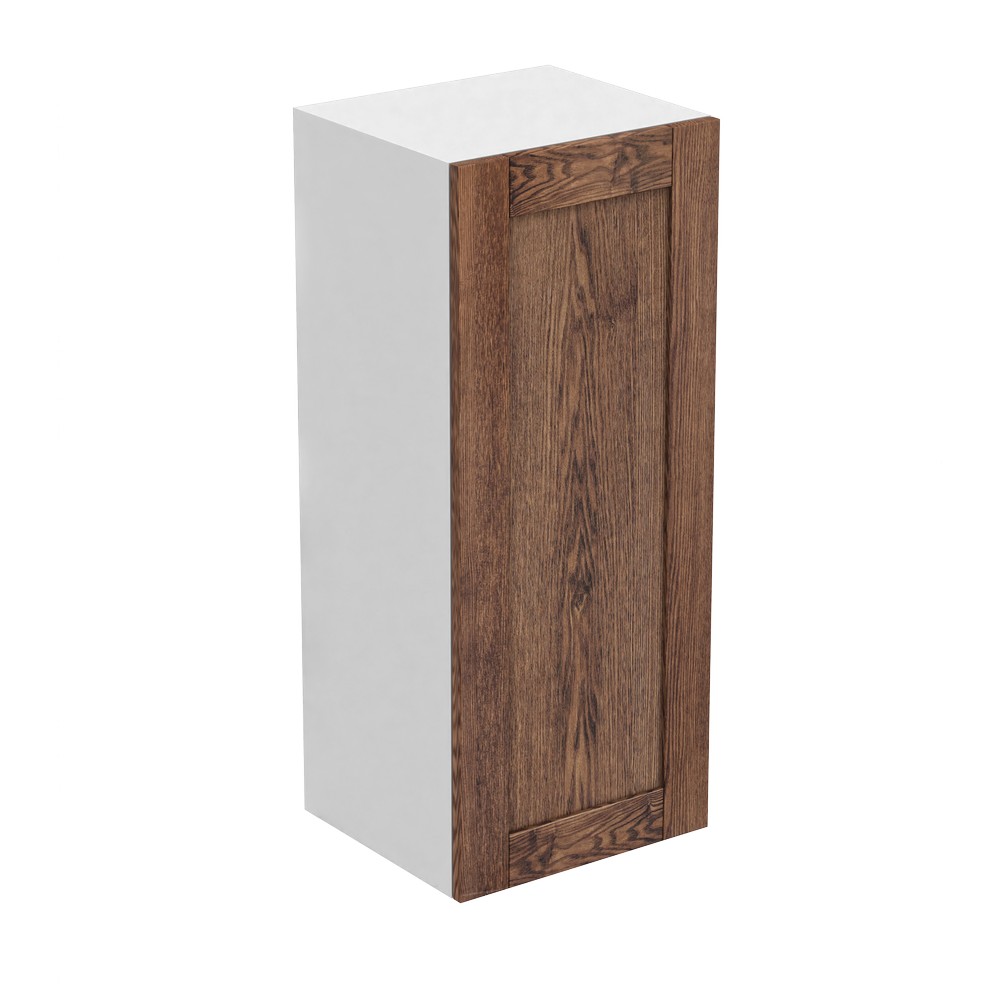 Шкаф Навесной 40х34х96 Узкий высокий + 2 полки