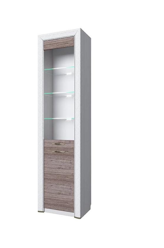 Шкаф-витрина 1V1D OLIVIA