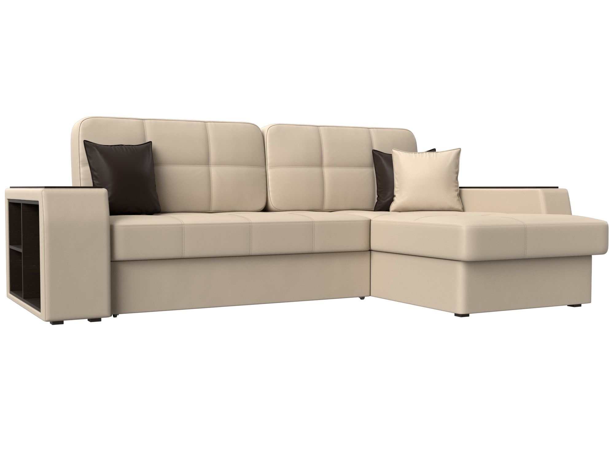 Диван угловой Брюссель правый угол Экокожа