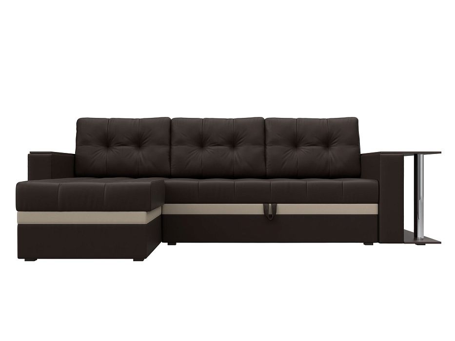 Диван угловой Атланта М левый угол Экокожа