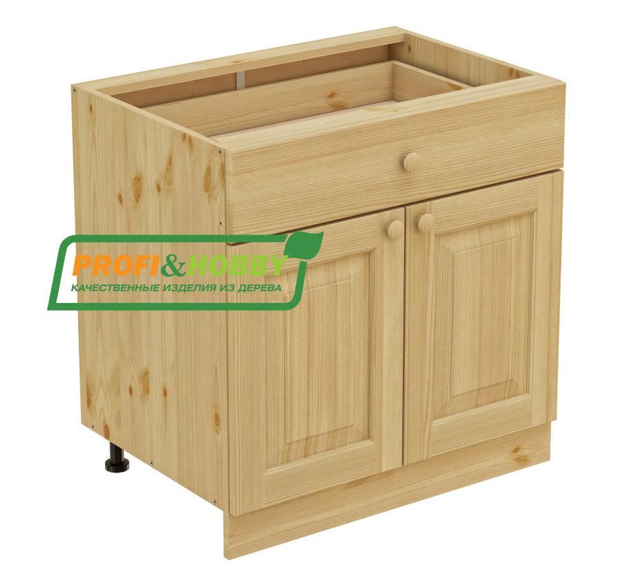 Тумба 2 дверь 1 ящик 800*720