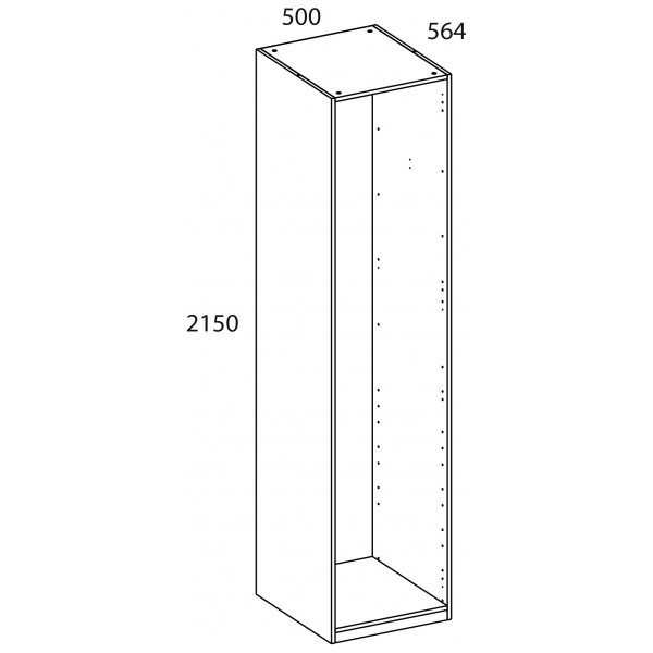 Корпус шкафа TETRA 50/215/56