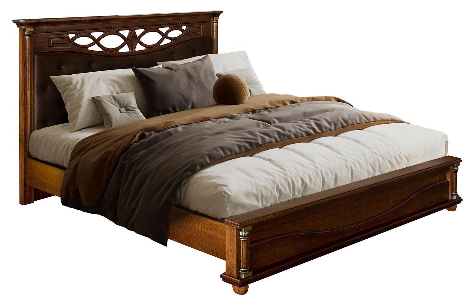 Кровать двойная Валенсия Д Классик с мягким изголовьем