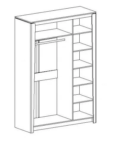 Шкаф трехдверный Мальта