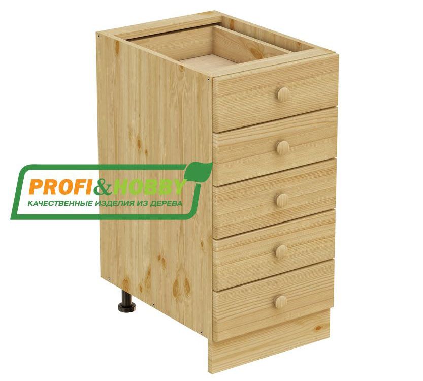 Тумба с 5-ю ящиками 400*720