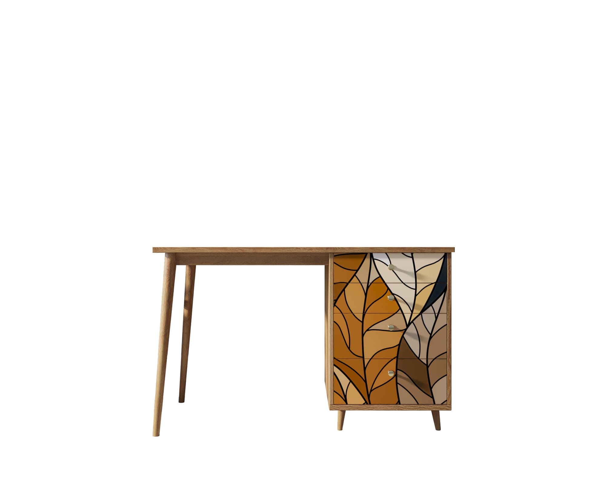 Стол рабочий Berber с одной тумбой BB31