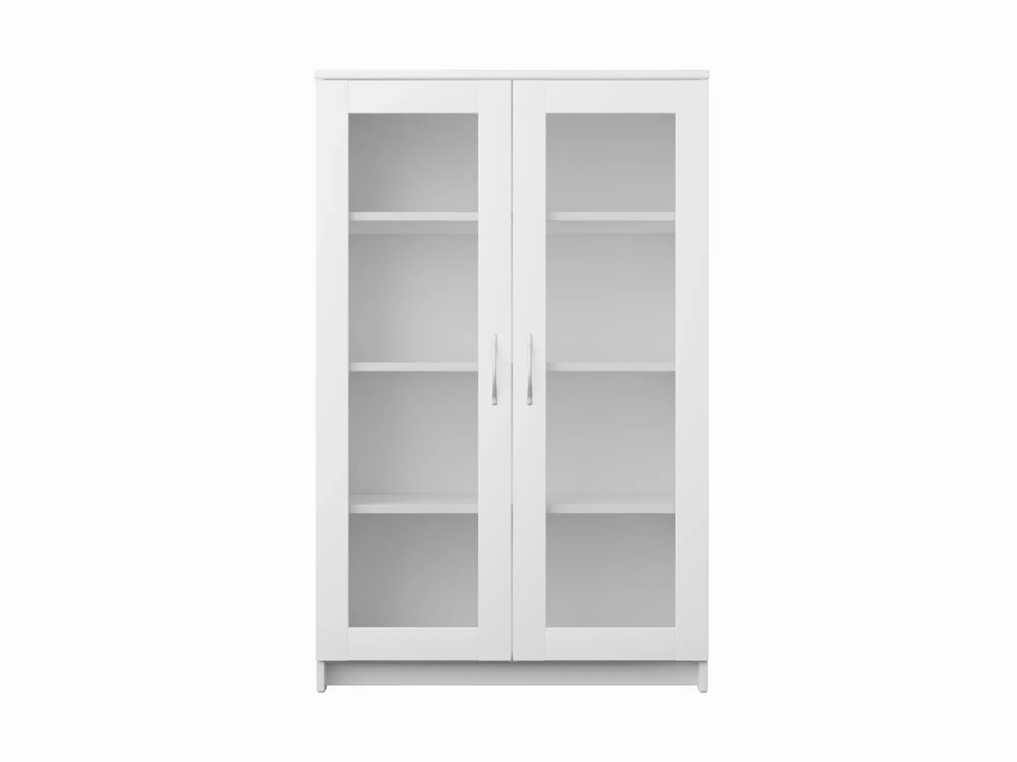 Тумба СИРИУС с двумя стеклянными дверьми