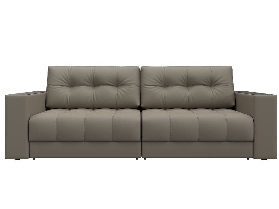 Диван прямой с декором Лига-049 НПБ Экокожа