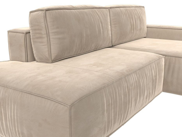 Диван угловой Прага модерн правый угол Велюр