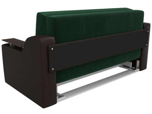 Диван прямой аккордеон Сенатор 140 Велюр\Экокожа